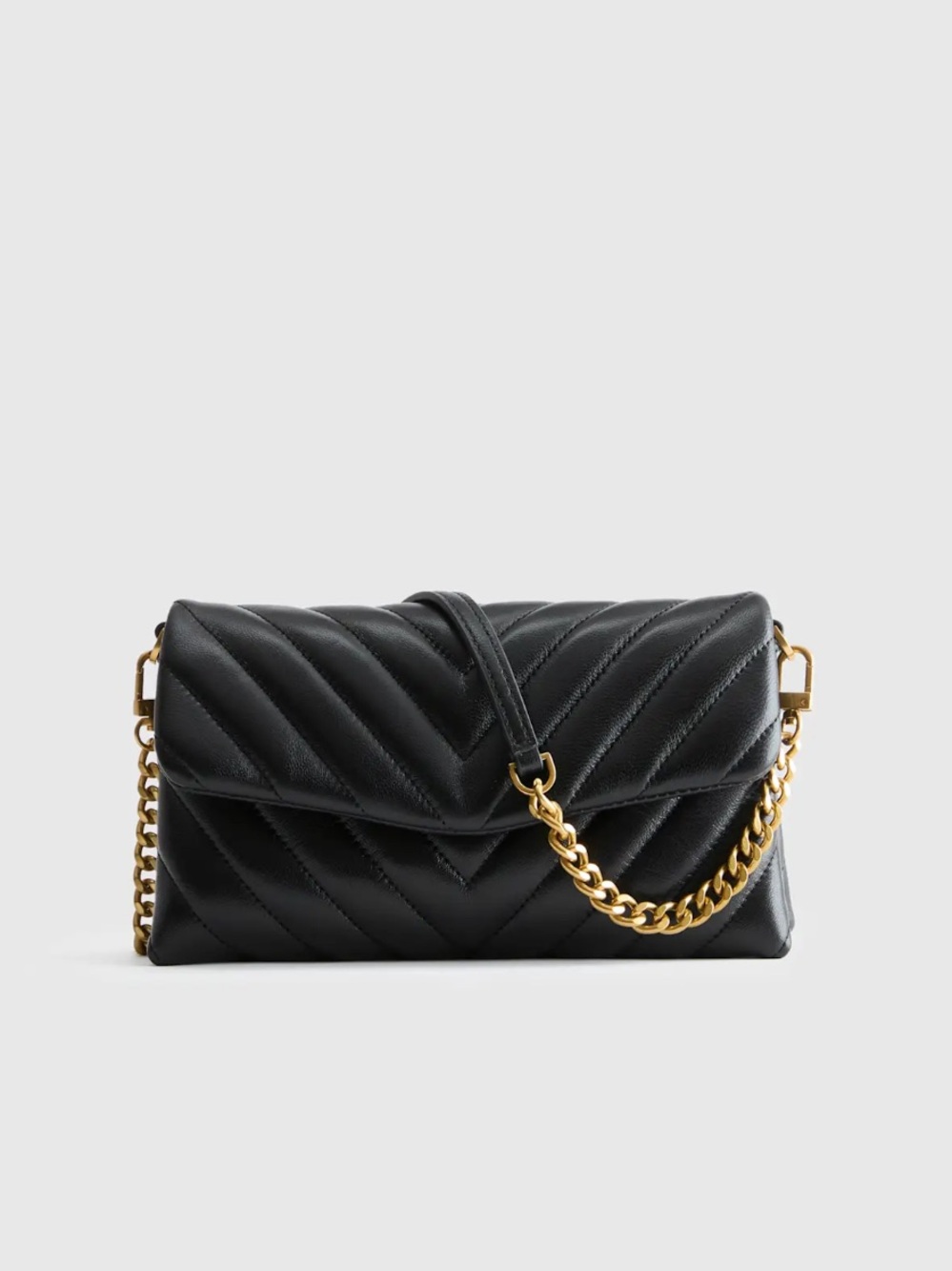 Quince Italian Leather Quilted Wallet Crossbody